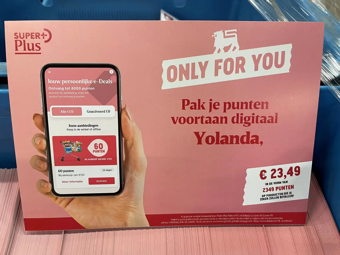 Group Joos Delhaize postkaart