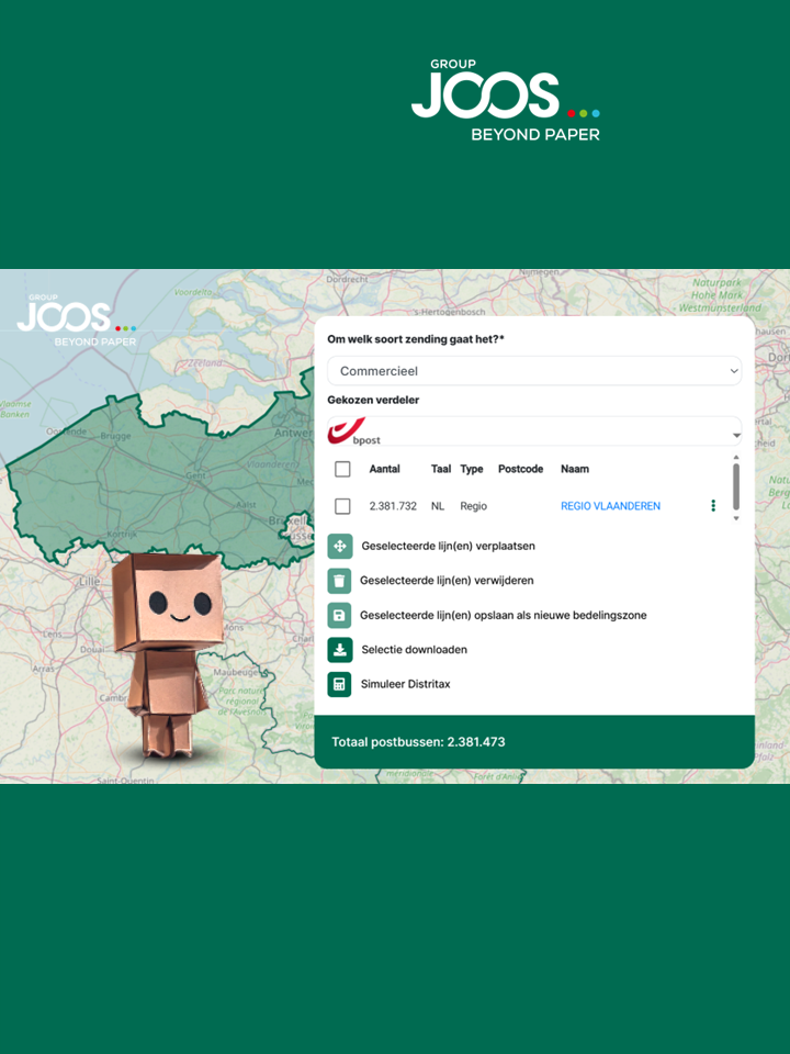 Group Joos Huis aan Huis segmentatie