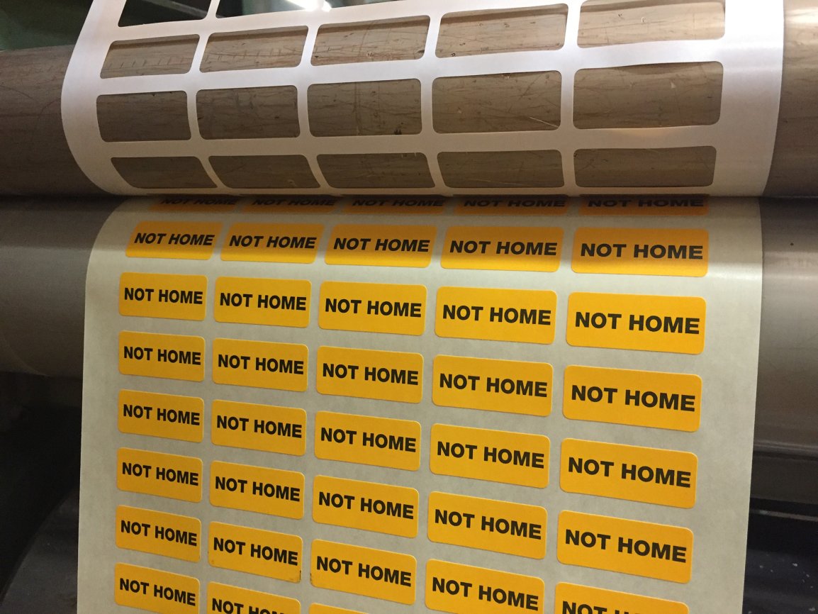 Group Joos labels not at home